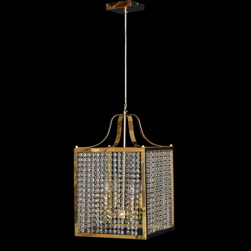Salhiya Lighting Modern Stylish Hanging Light, E14 Bulb Type, TPLD20170708, Gold