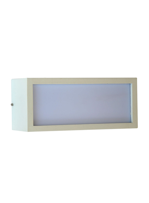 Salhiya Lighting Indoor/Outdoor Up & Down Wall Light, LED Bulb Type, 5702, White