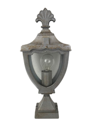 Salhiya Lighting Gate Top Light, E27 Bulb Type, H0167, Silver