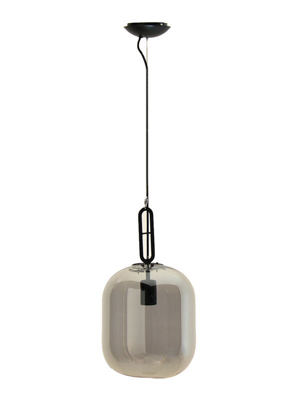 Salhiya Lighting Indoor Ceiling Hanging Pendant Light, E27 Bulb Type, MD108601245, Brown/Grey