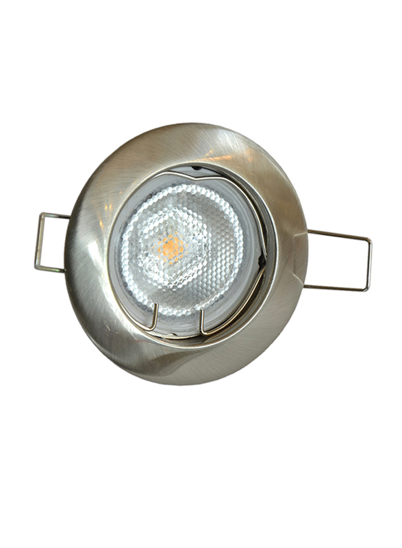 Salhiya Lighting Spotlight Frame, LED Bulb Type, Round Fixed, AL146NM, Chrome