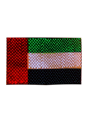 Salhiya Lighting Decorative Lighting UAE Flag LED, W9 x H4 Meters, Green/White/Black/Red