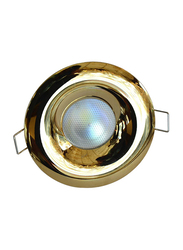 Salhiya Lighting Spotlight Frame, LED Bulb Type, Round Fixed, AL1765R, Gold