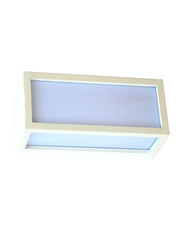 Salhiya Lighting Indoor/Outdoor Up & Down Wall Light, LED Bulb Type, 5702, White