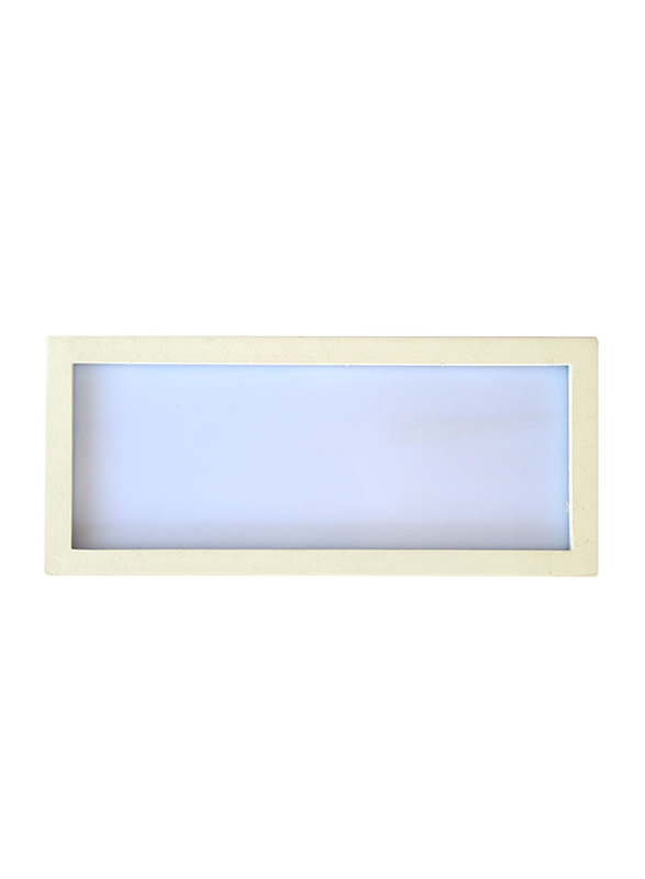 Salhiya Lighting Indoor/Outdoor Up & Down Wall Light, LED Bulb Type, 5702, White