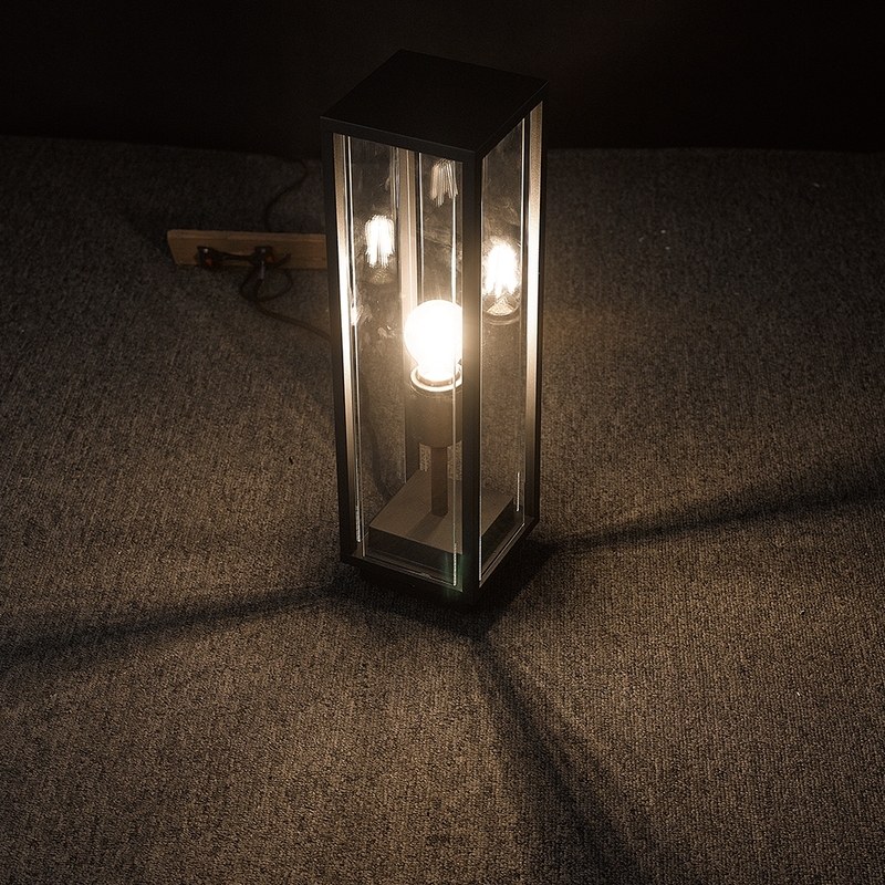 Salhiya Lighting Post/Ground Lanterns Light, E27 Bulb Type, IP54, H1463500, Black