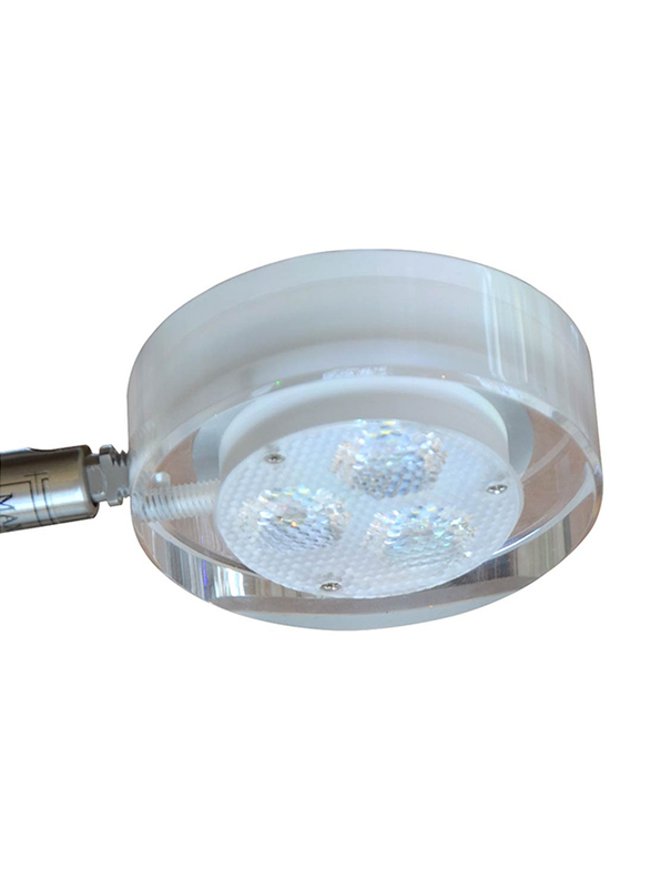 Salhiya Lighting LED Mirror/Picture Light, Steel, 3W, 3144, Cool White/Silver