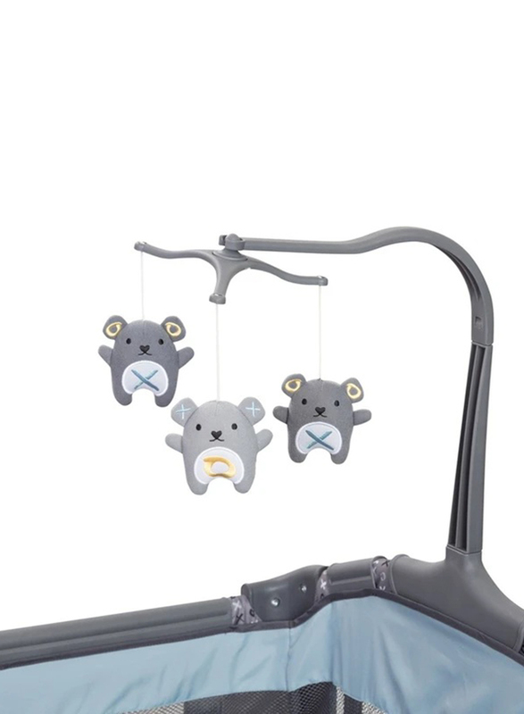 Baby Trend Trend-E Nursery Center Play Yard with Bassinet, Starlight, Blue