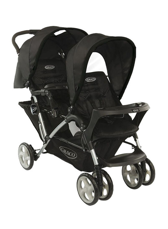 Graco Stadium Sport Luxe Duo Baby Stroller, Black