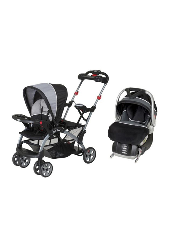 Baby Trend Flex-Loc Infant Car Seat, Onyx, Black/Grey