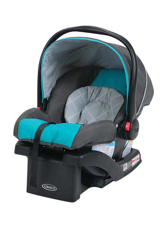 Graco SnugRide Click Connect 30 Infant Car Seat, Finch, Black/Blue