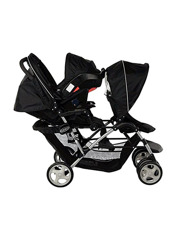 Graco Stadium Sport Luxe Duo Baby Stroller, Black