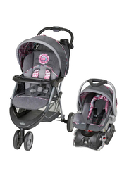 Baby Trend EZ Ride 5 Travel System, Paisley, Grey/Purple