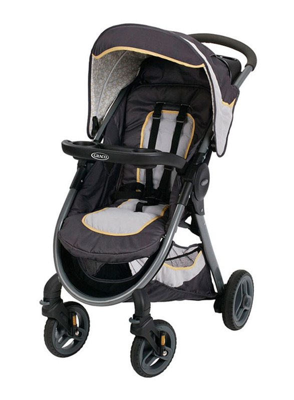 Graco Fast Action Travel System Henson Car Seat & Baby Stroller Set, Black
