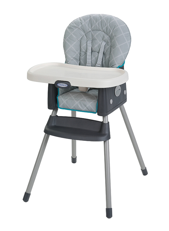 Graco Simple Switch Baby High Chair, Finch, Grey