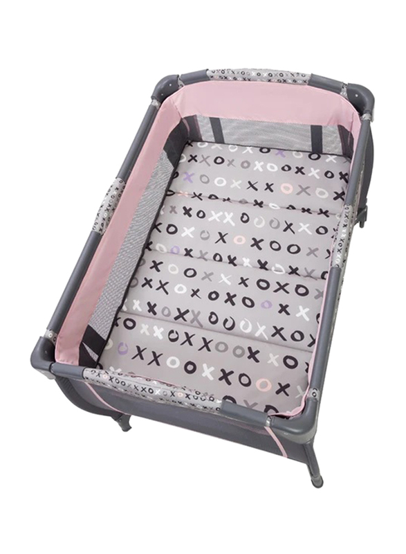 Baby Trend Trend-E Nursery Center Play Yard with Bassinet, Starlight, Pink