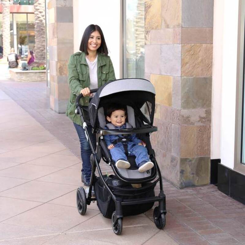 Baby Trend City Clicker Pro Snap Gear Travel System Baby Stroller, Black