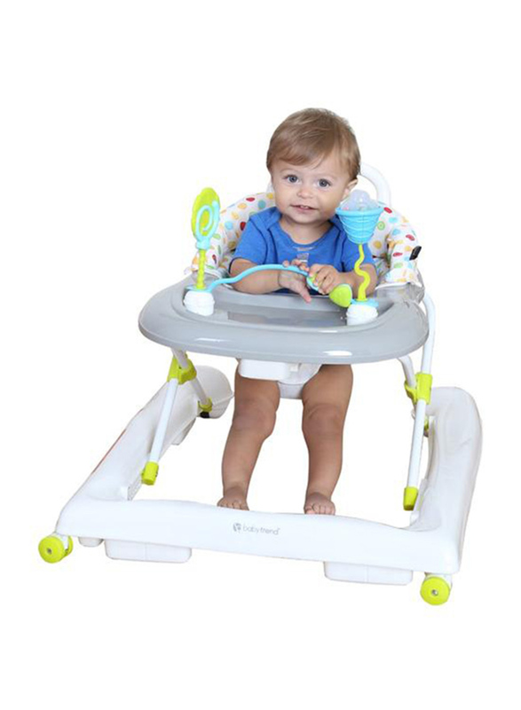 Baby Trend 3.0 Activity Walker, Sprinkles, Grey/White