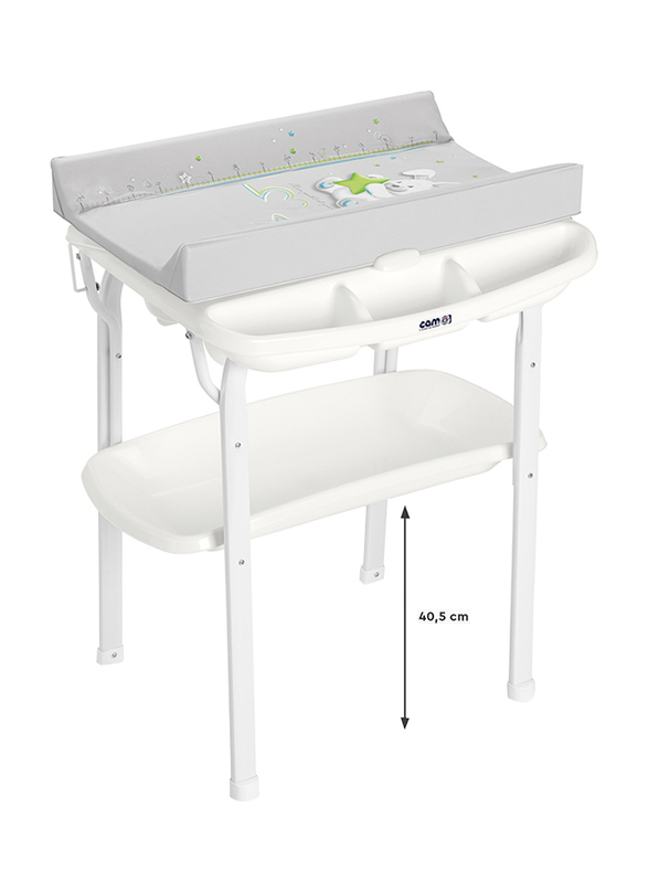 Cam Aqua Bath Table for Kids, Rabbit, Grey/White