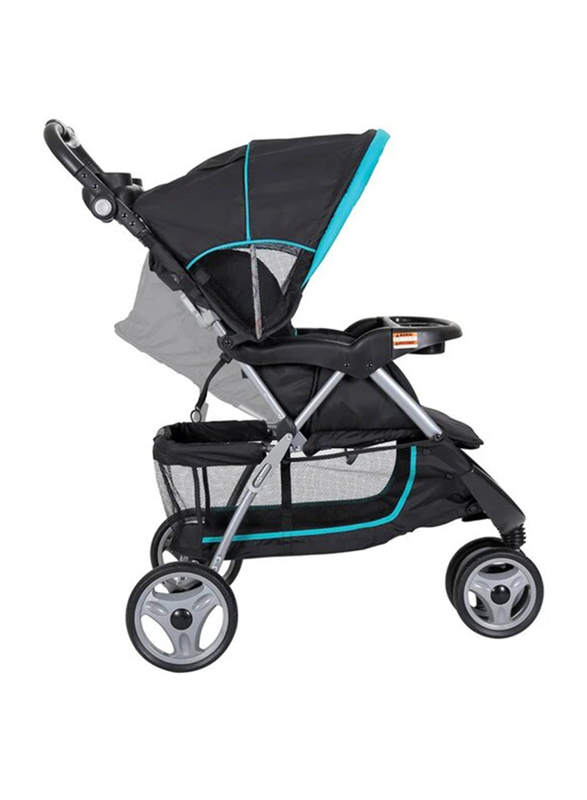 Baby Trend EZ Ride 5 Travel System Baby Stroller, Circle Stitch, Blue/Black
