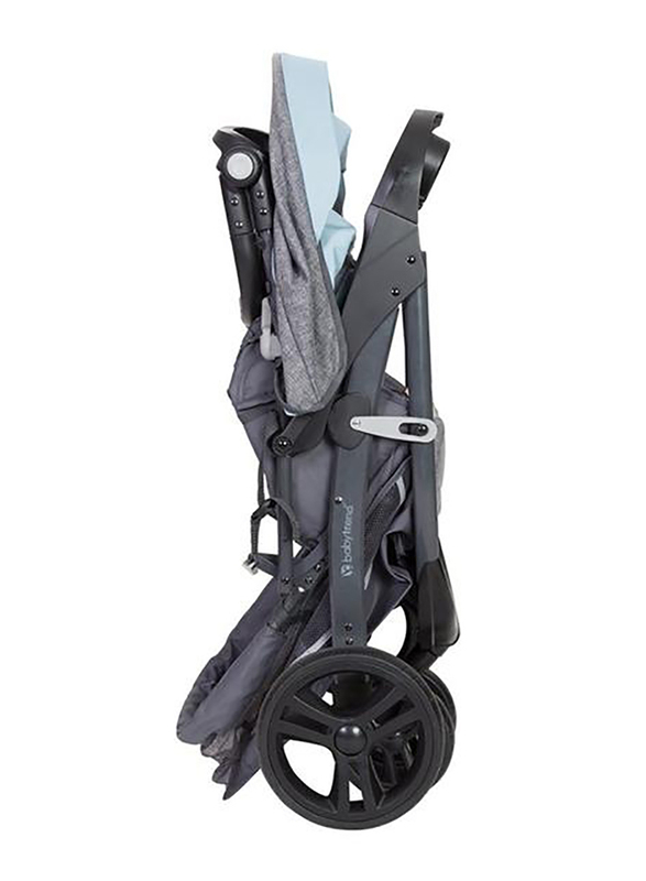 Baby Trend Skyline 35 Travel System Baby Stroller, Starlight Blue, Grey