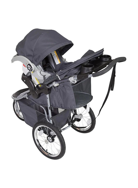 Baby Trend Cityscape Jogger Travel System, Moonstone, Grey/Black