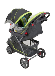 Baby Trend EZ Ride 5 Travel System, Woodland, Black/Green/Teal