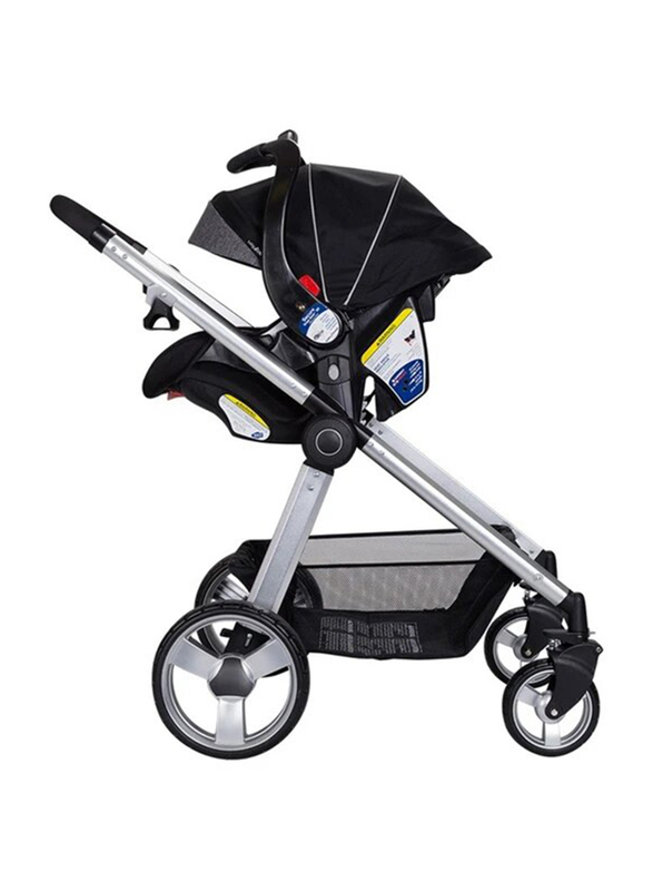 Baby Trend GoLite Snap Fit Sprout Travel System Baby Stroller, Drip Drop Blue, Black/Grey