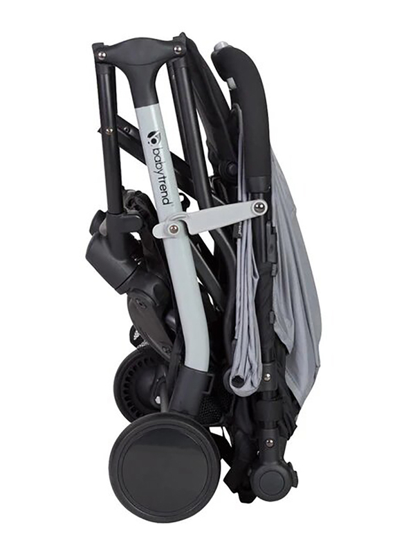 Baby Trend Tri-Fold Mini Baby Stroller, Pebble, Grey/Black