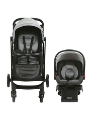 Graco Remix Travel System Baby Stroller, Grey/White