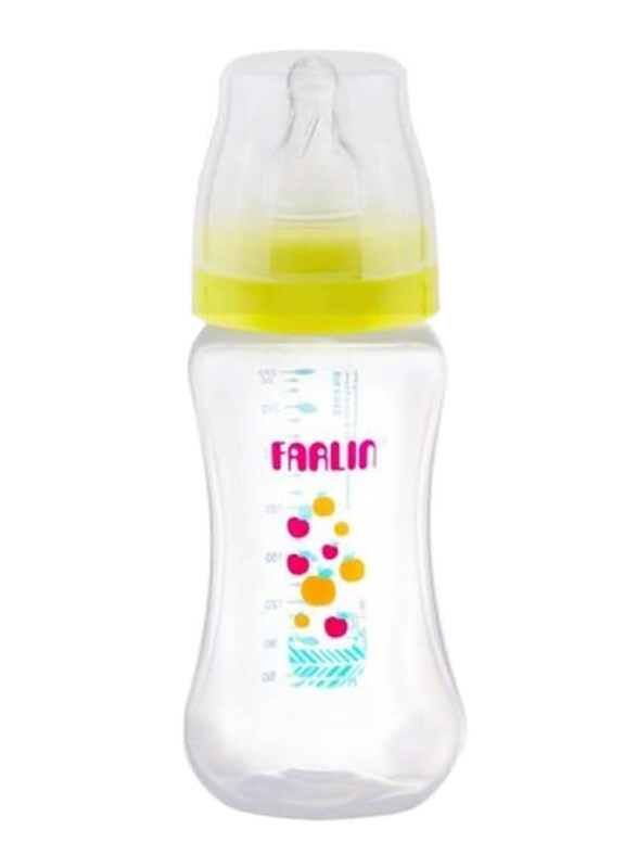 Farlin PP Wide Neck Baby Feeding Bottle 270ml, Yellow