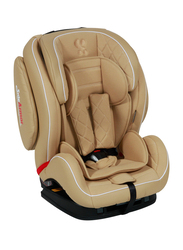Lorelli Premium Mars Isofix Car Seat, Beige Leather