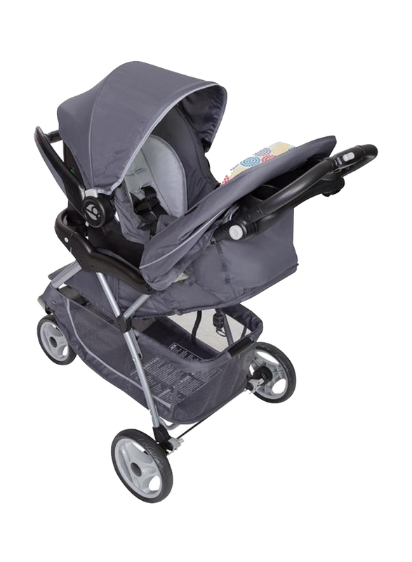 Baby Trend EZ Ride 35 Travel System, Funfetti, Grey/Multicolor