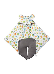 Ubeybi Sleeping Bag for Stroller and Car Seat, Grey/White