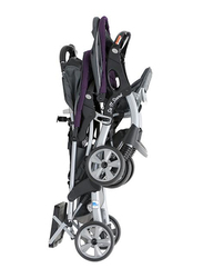 Baby Trend Sit N Stand Double Baby Stroller, Elixer, Purple/Grey