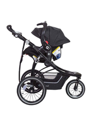 Baby Trend Turnstyle Snap Tech Jogger Travel System Baby Stroller, Gravity, Black