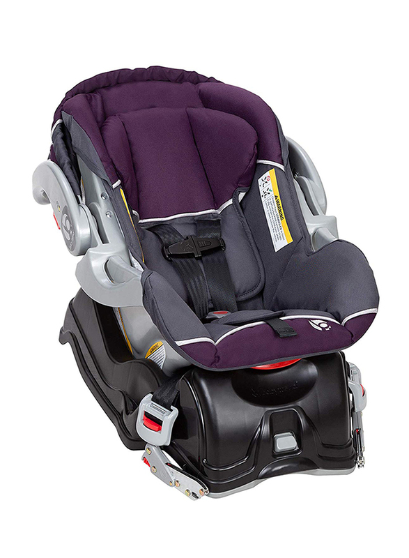 Baby Trend Flex-Loc Infant Car Seat, Elixer, Purple/Grey