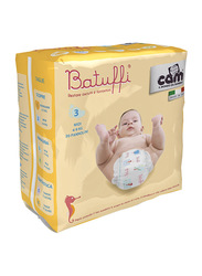 Cam Batuffi Diapers, Size 3, Infant, 4-9 kg, Midi, 20 Count
