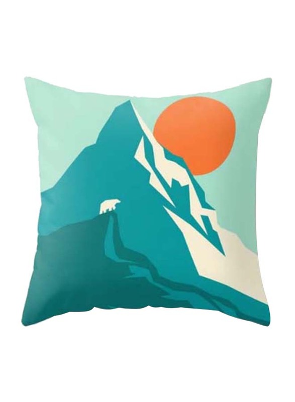 

Deals for Less Blue Mountain Design Decorative Cushion Cover, Multicolour