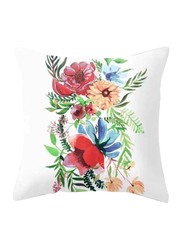 Deals for Less Colorful Flowers Design Decorative Cushion Cover, Multicolour