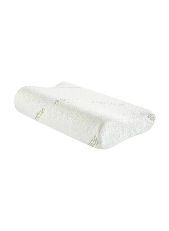 

Long Slow Rebound Memory Foam Soft Latex Pillow, White