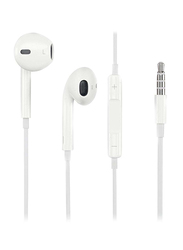 Heatz ZE0006 Double Side 3.5 mm Jack In-Ear Noise Cancelling Earphones, with Mic, White