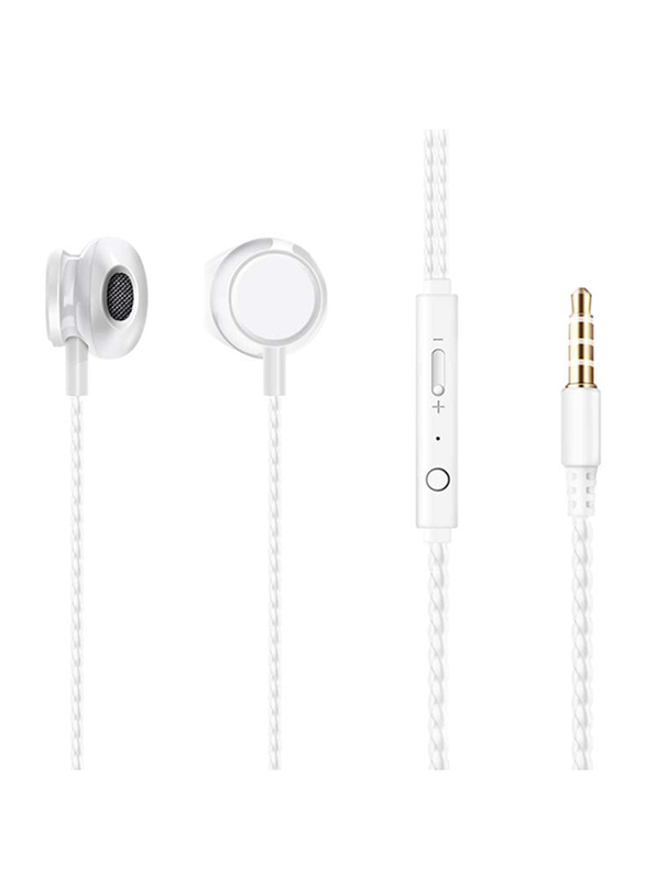 

Heatz ZE19 Vovo Sound 3.5mm Jack In-Ear Earphone, with Mic, White