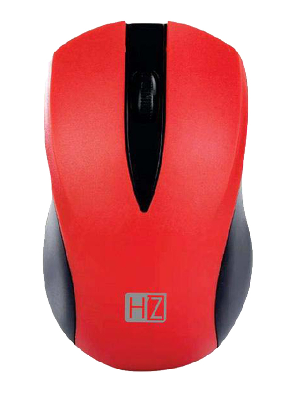 

Heatz ZM04 Wireless Optical Mouse, Black/Red