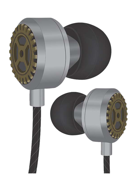 

Heatz PE25 Popo Collection Extra Bass Gear 3.5mm Jack In-Ear Earphone, Black