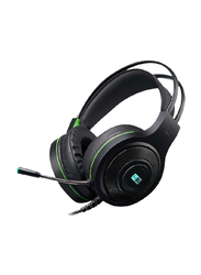 Heatz ZG01 Over-Ear Gaming Headset, Black