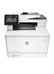 HP Color LaserJet MFP M477fnw Laser Printer, White