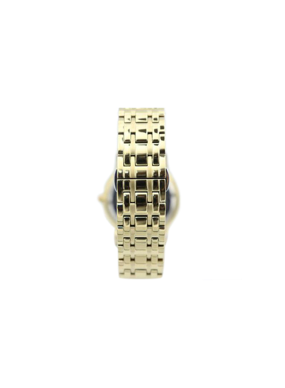 Spectrum Challenger Analog Watch for Women, with Stainless Steel Band, 12580L, Gold