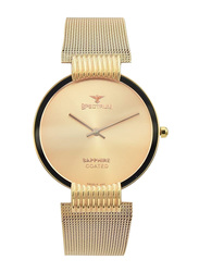 Spectrum Creative Analog Watch for Men, with Mesh Band, S15036M-3, Rose Gold