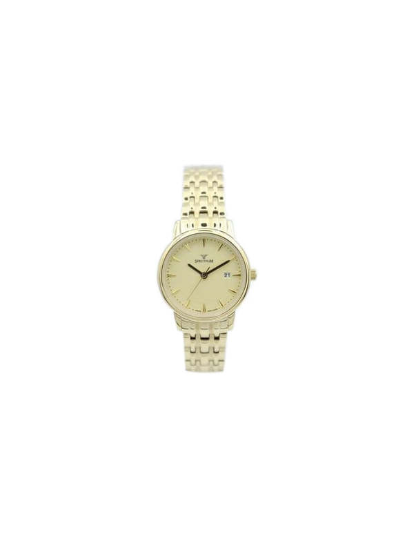 Spectrum Challenger Analog Watch for Women, with Stainless Steel Band, 12580L, Gold